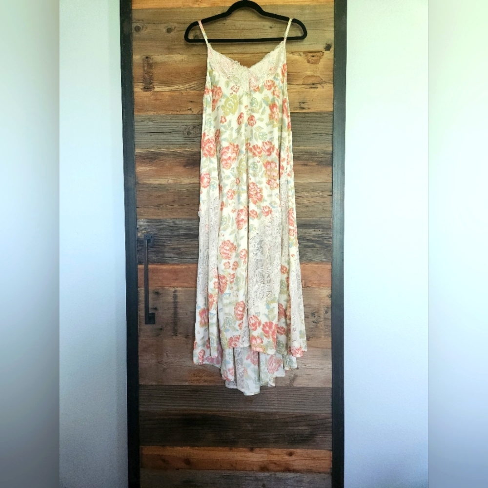 Free People FP Intimnately First Date Printed Maxi Slip Dress NWT - Picture 4 of 7